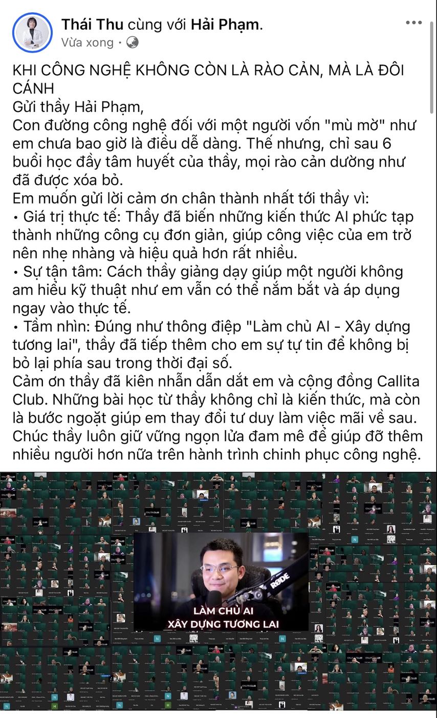 Phan hoi hoc vien - Thai Thu