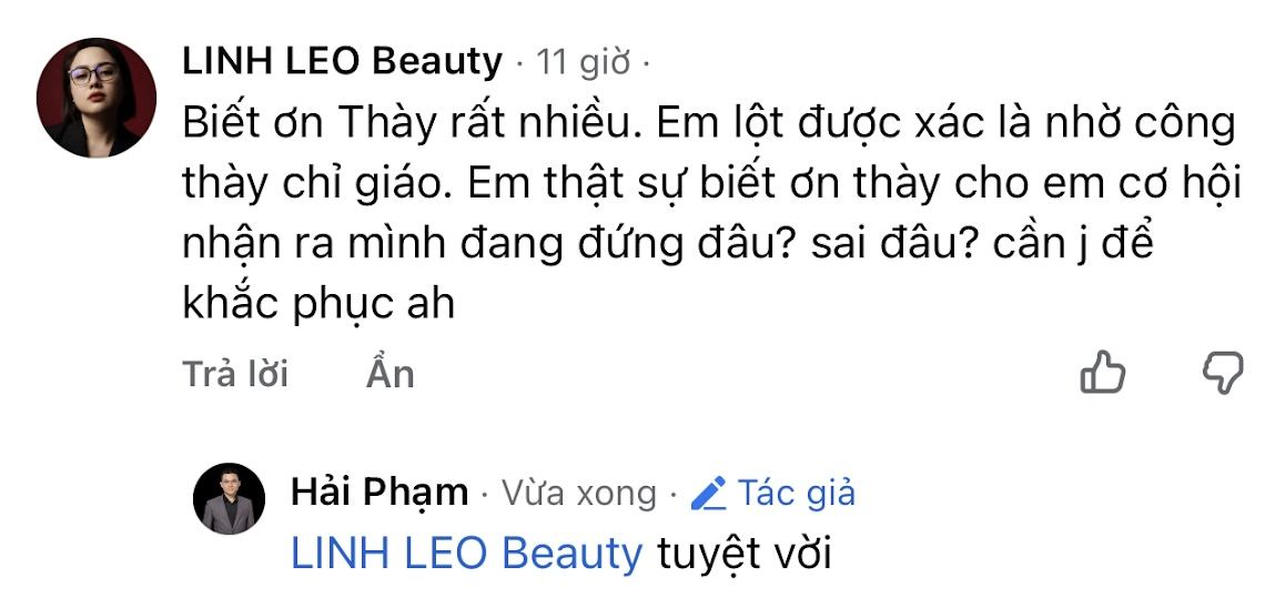 Phan hoi hoc vien - Linh Leo Beauty